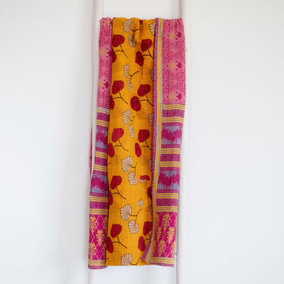 One-of-a-kind Kantha Quilt - KT7103