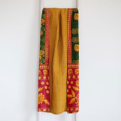 One-of-a-kind Kantha Quilt - KT7104