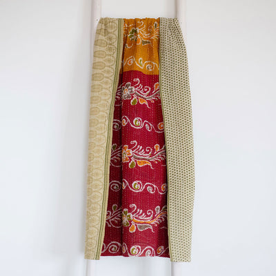 One-of-a-kind Kantha Quilt - KT7105
