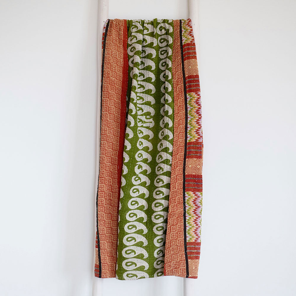 One-of-a-kind Kantha Quilt - KT7106
