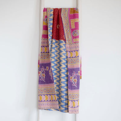 One-of-a-kind Kantha Quilt - KT7111
