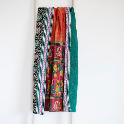 One-of-a-kind Kantha Quilt - KT7119