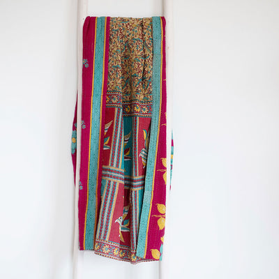 One-of-a-kind Kantha Quilt - KT7121