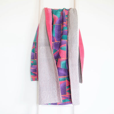 One-of-a-kind Kantha Quilt - KT7149