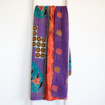 One-of-a-kind Kantha Quilt - KT7323