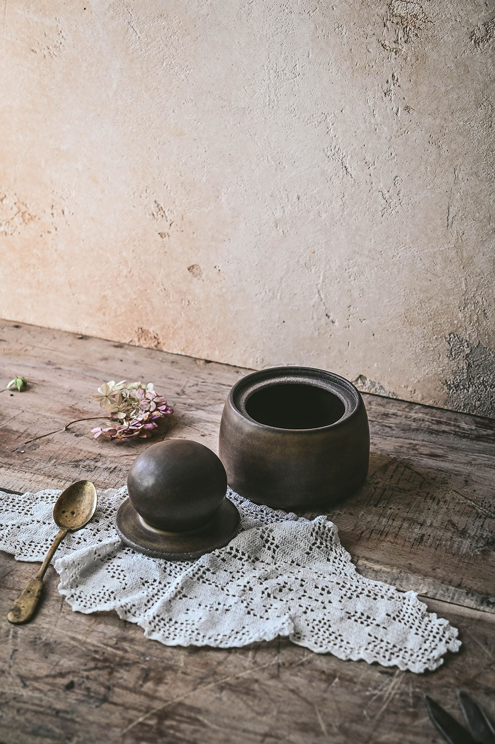 Ceramic Stash Jar - Olive