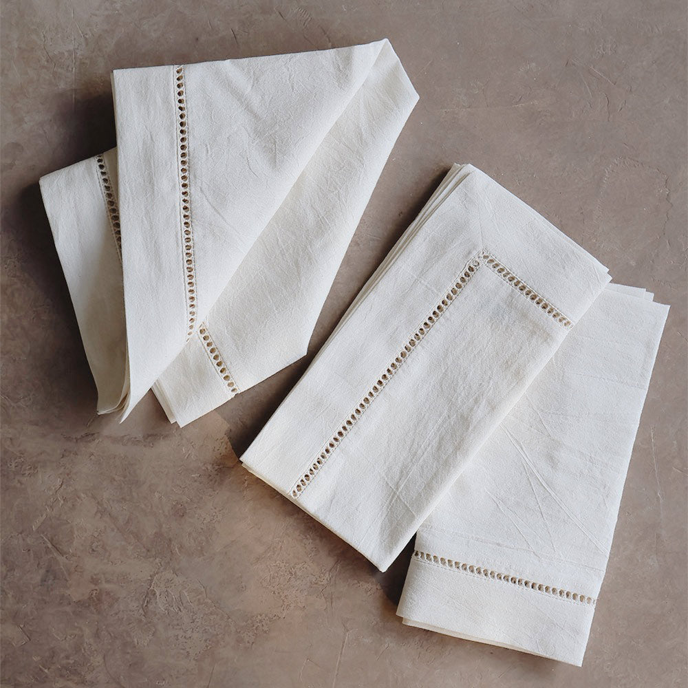 Lightweight Chain Stitch Cotton Kitchen Textiles
