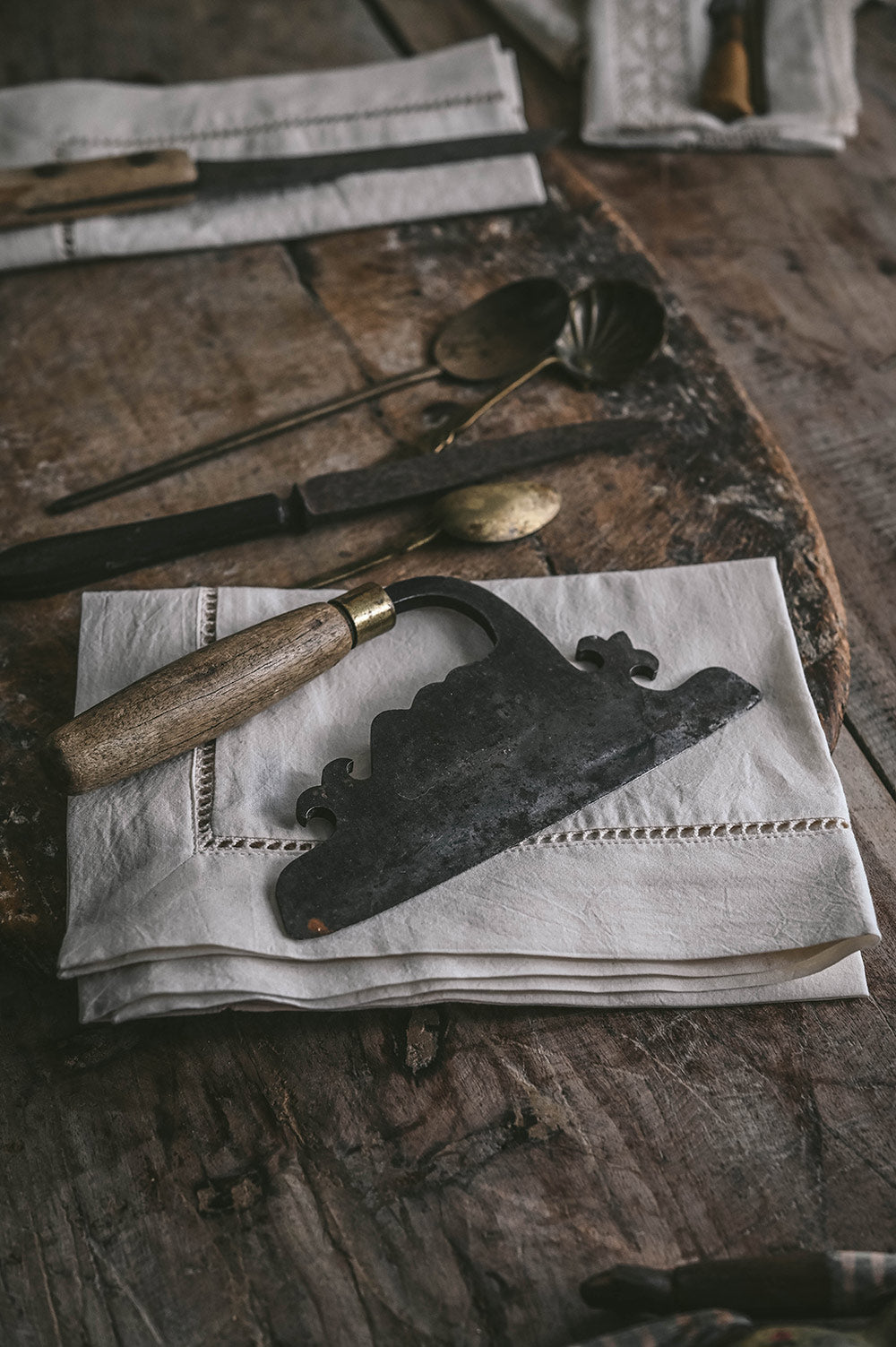 Lightweight Chain Stitch Cotton Kitchen Textiles