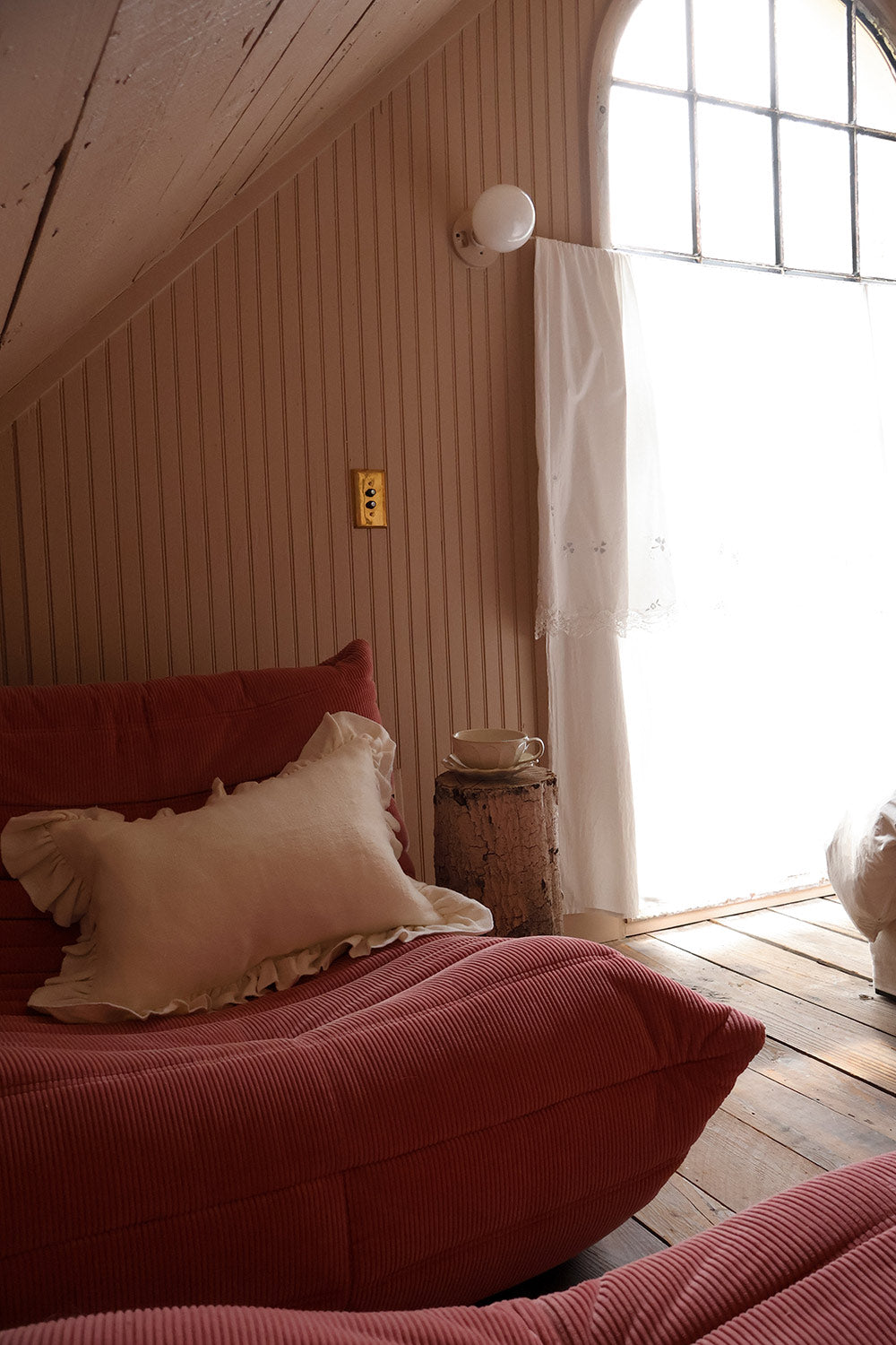 Heavyweight Linen Pillow Cover - Cream
