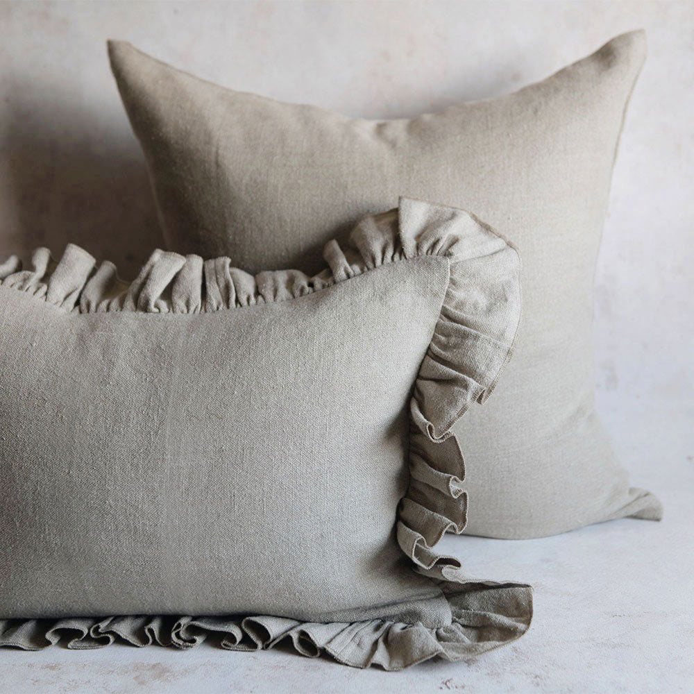 Heavyweight Linen Pillow Cover - Natural