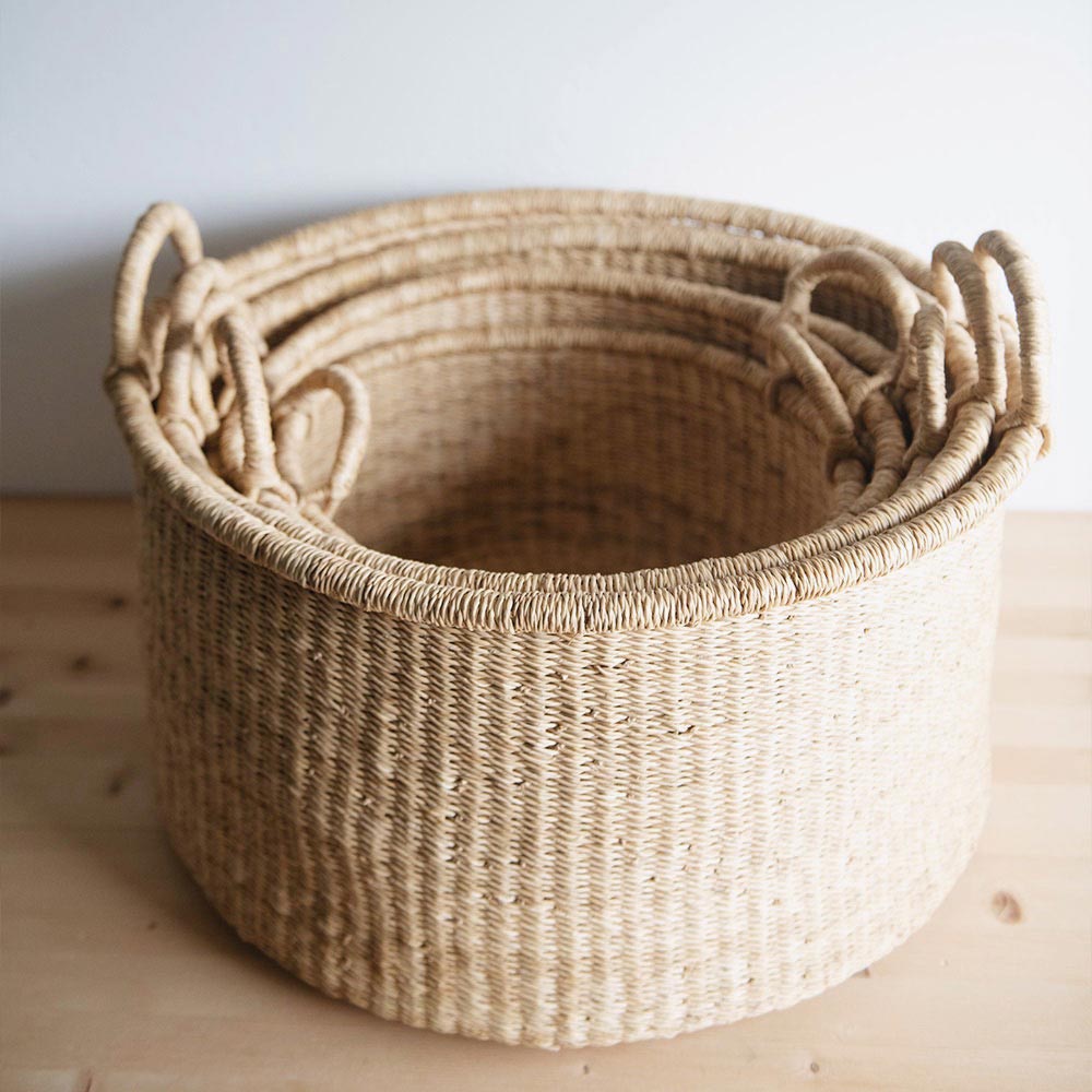 Poppy Nesting Floor Basket