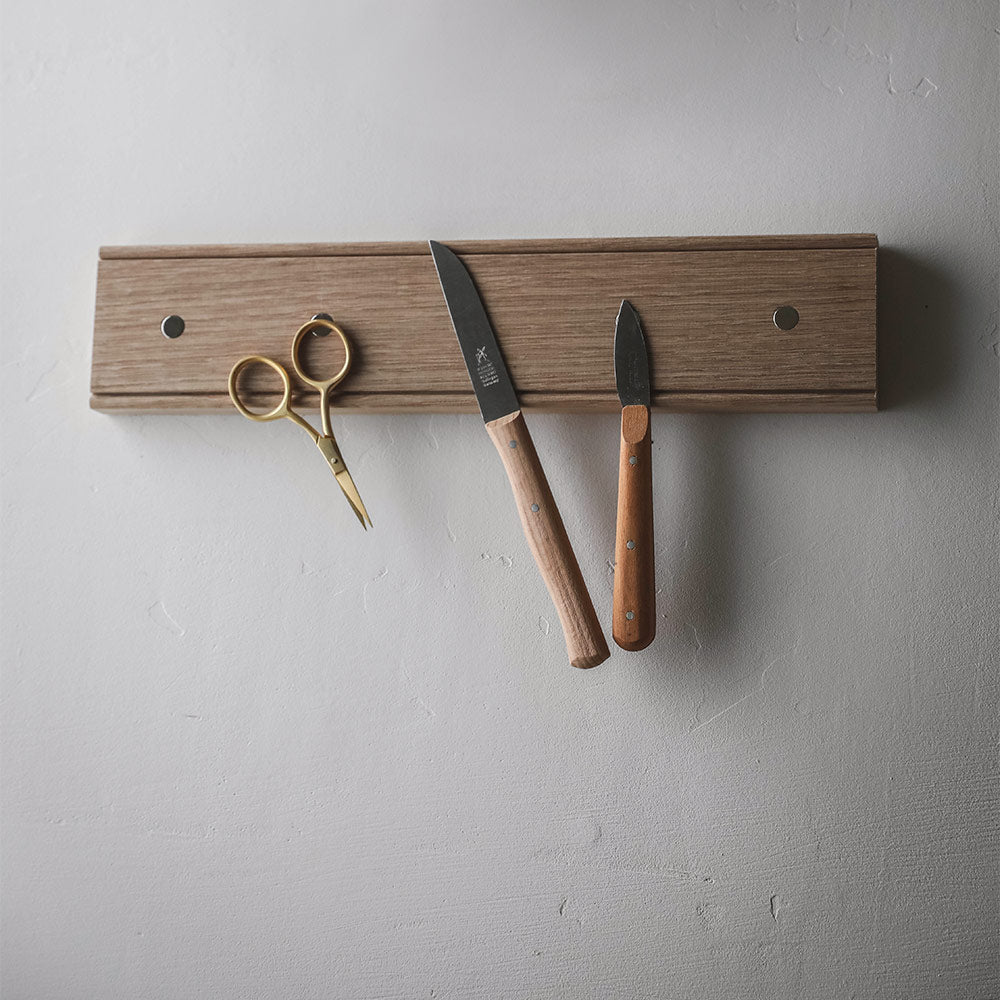 Oak Magnetic Knife Rack