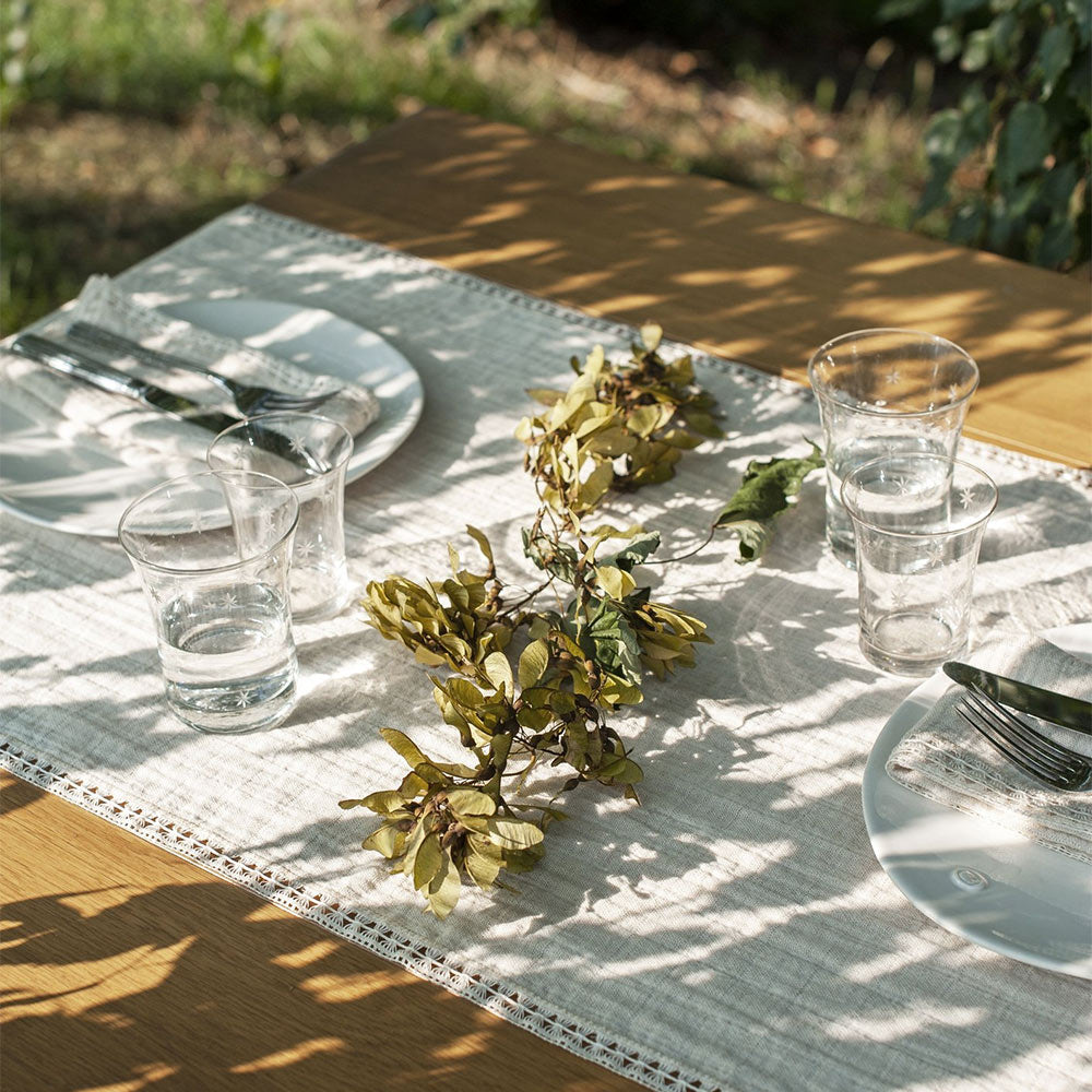 Cotton & Linen Table Throw