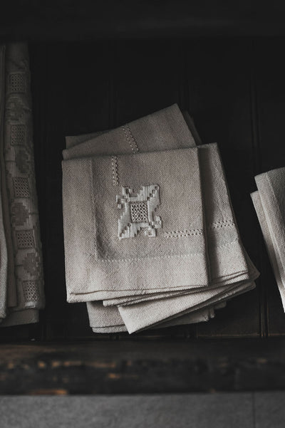 Handcrafted Needlework Napkin Set