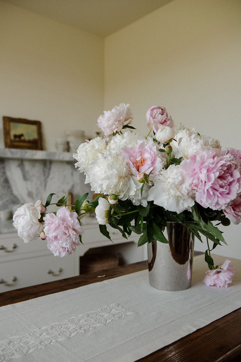 Roan Iris Meadow Bucket Vase