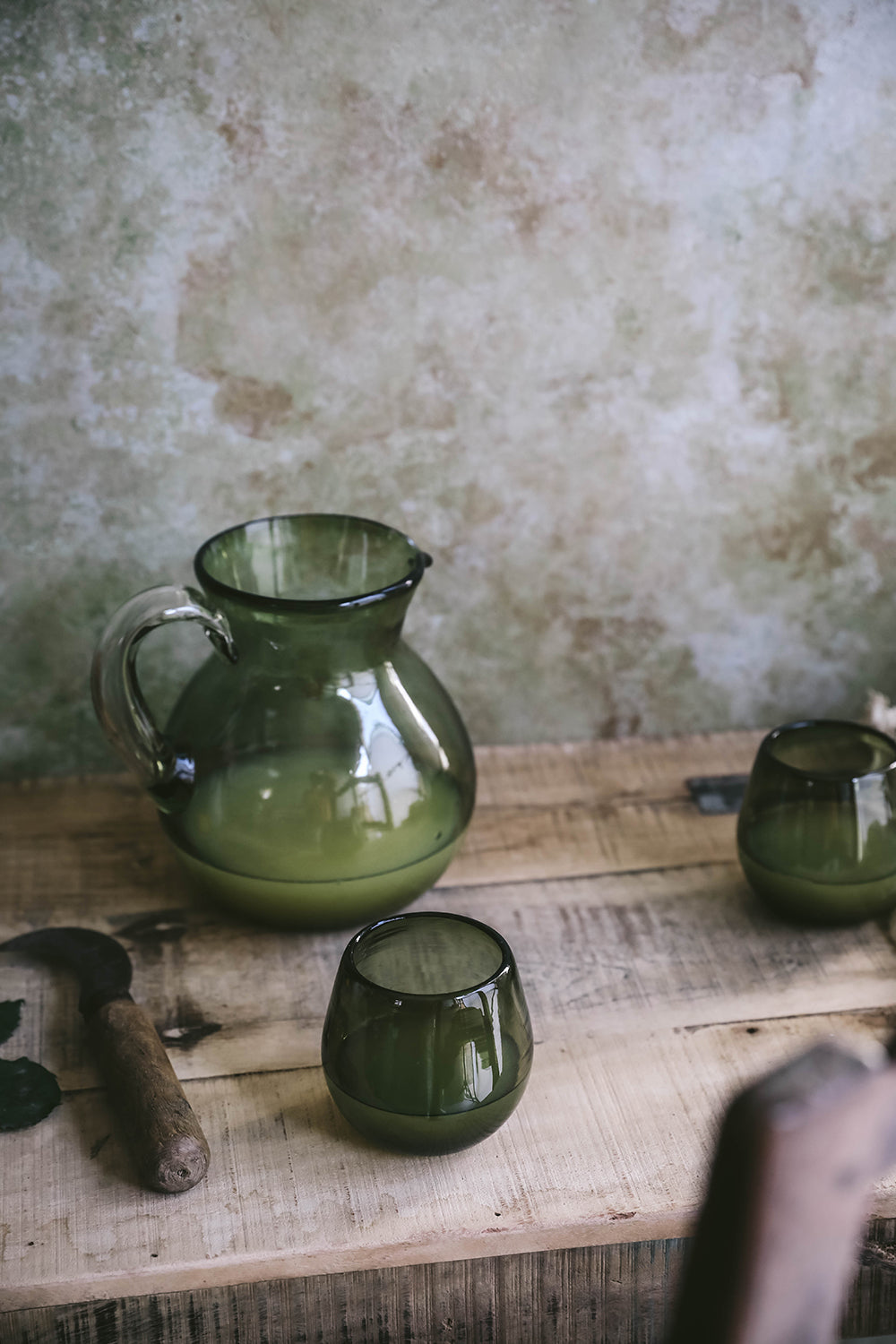 Shorty Recycled Glass - Olive