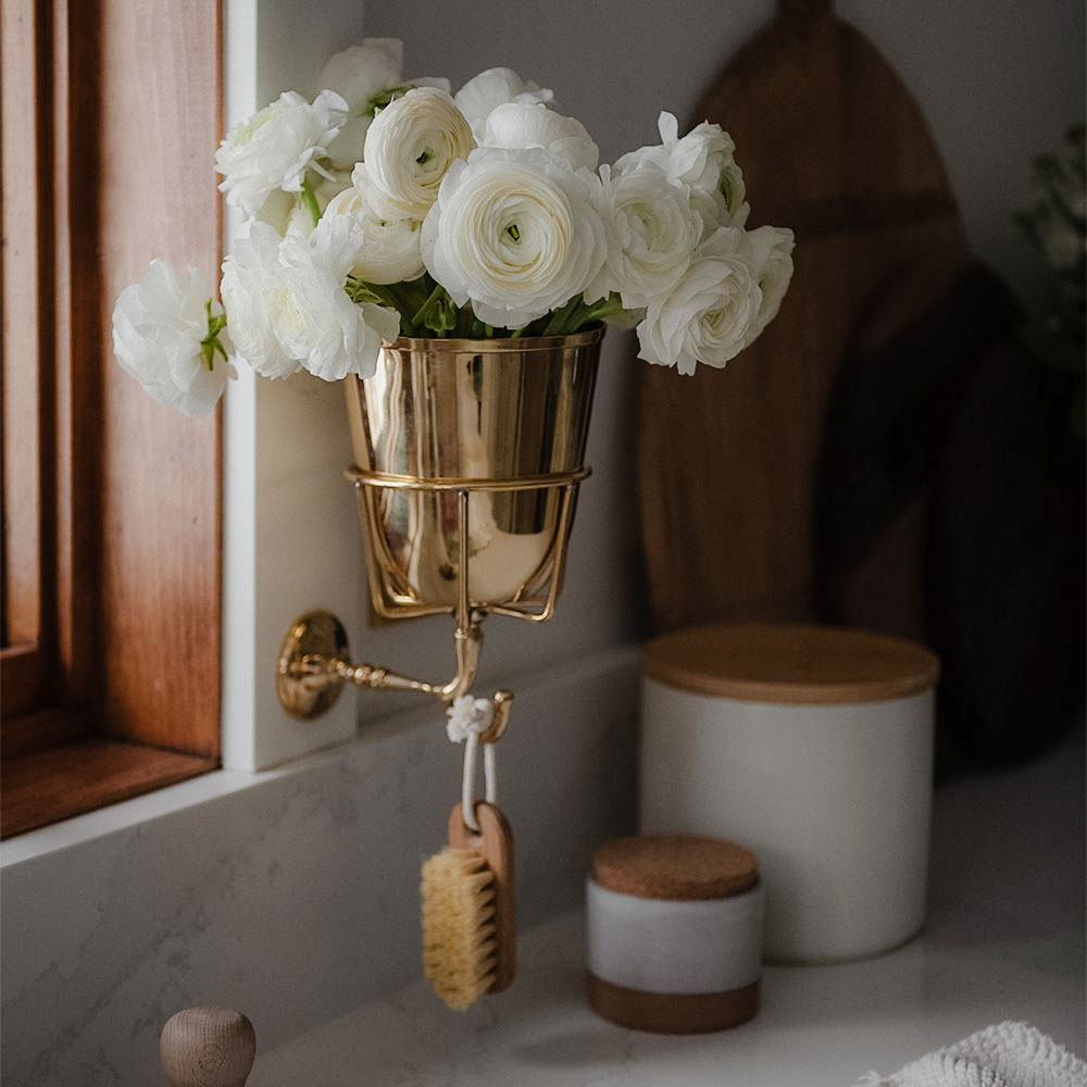 Roan Iris Opal Wall Vessel