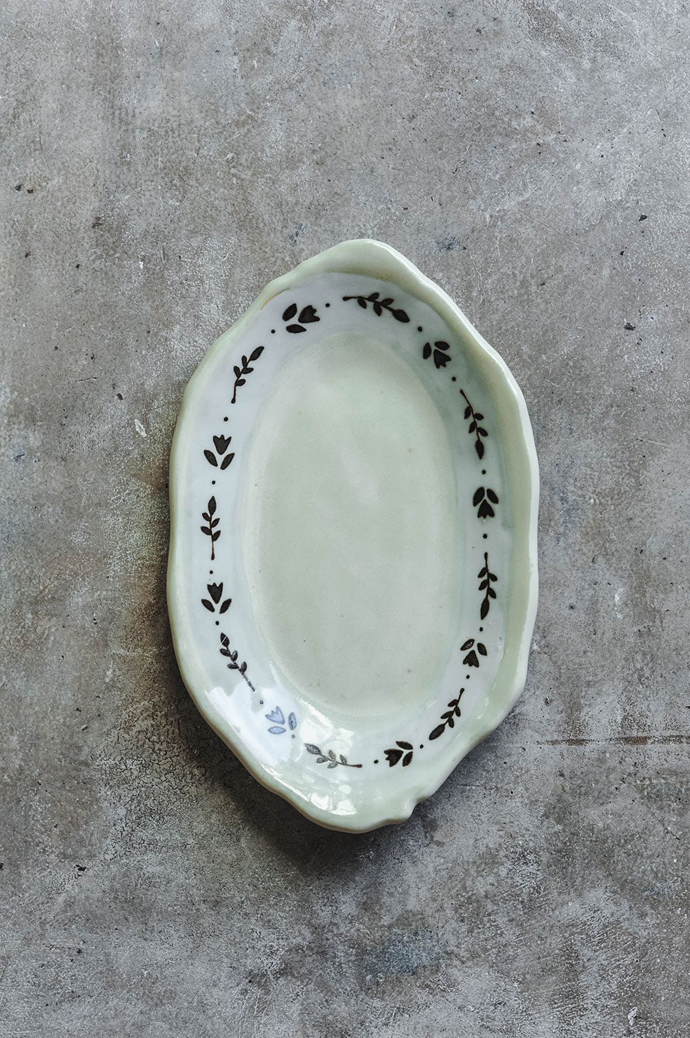Hand-painted Posy Tray No. 3