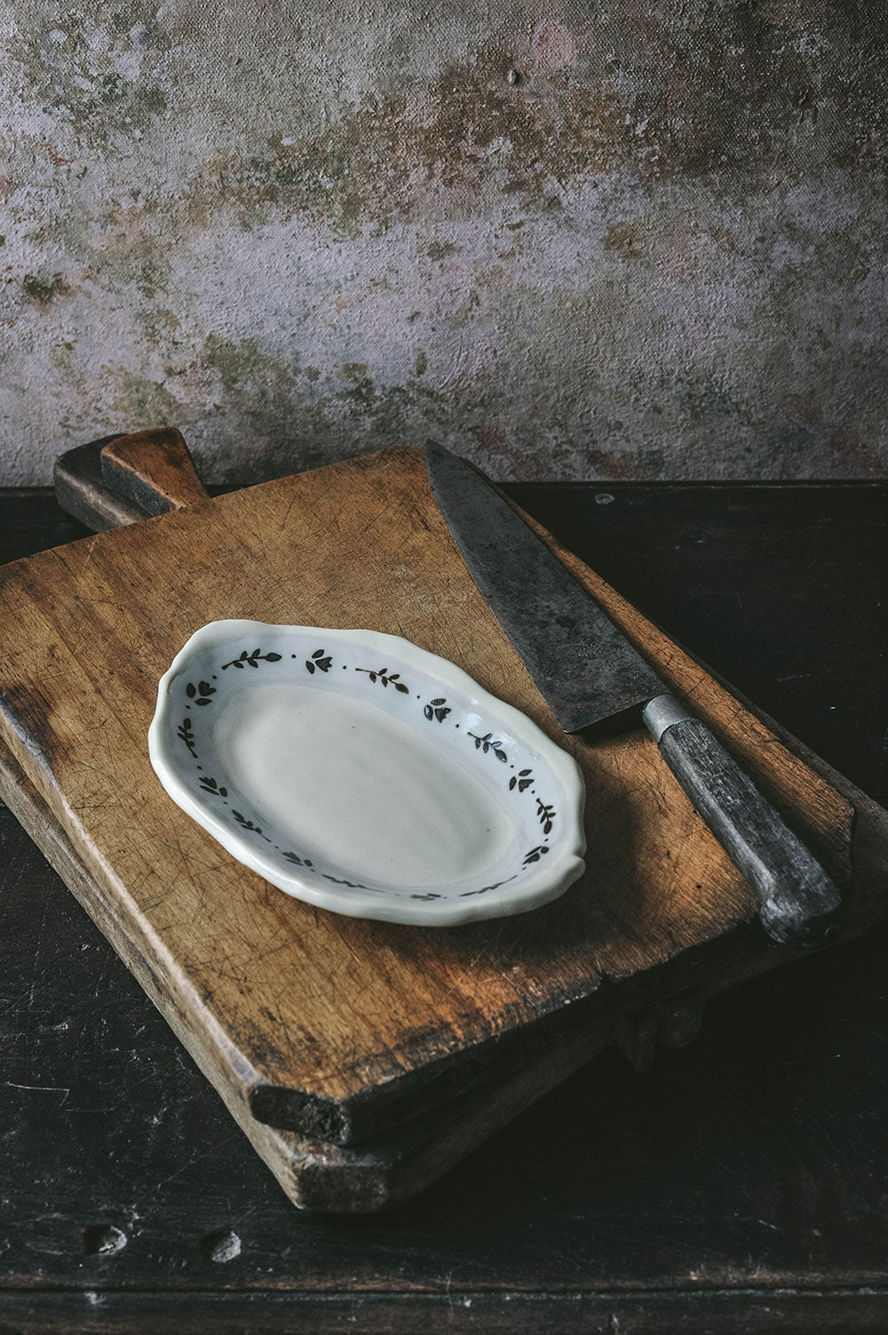 Hand-painted Posy Tray No. 3