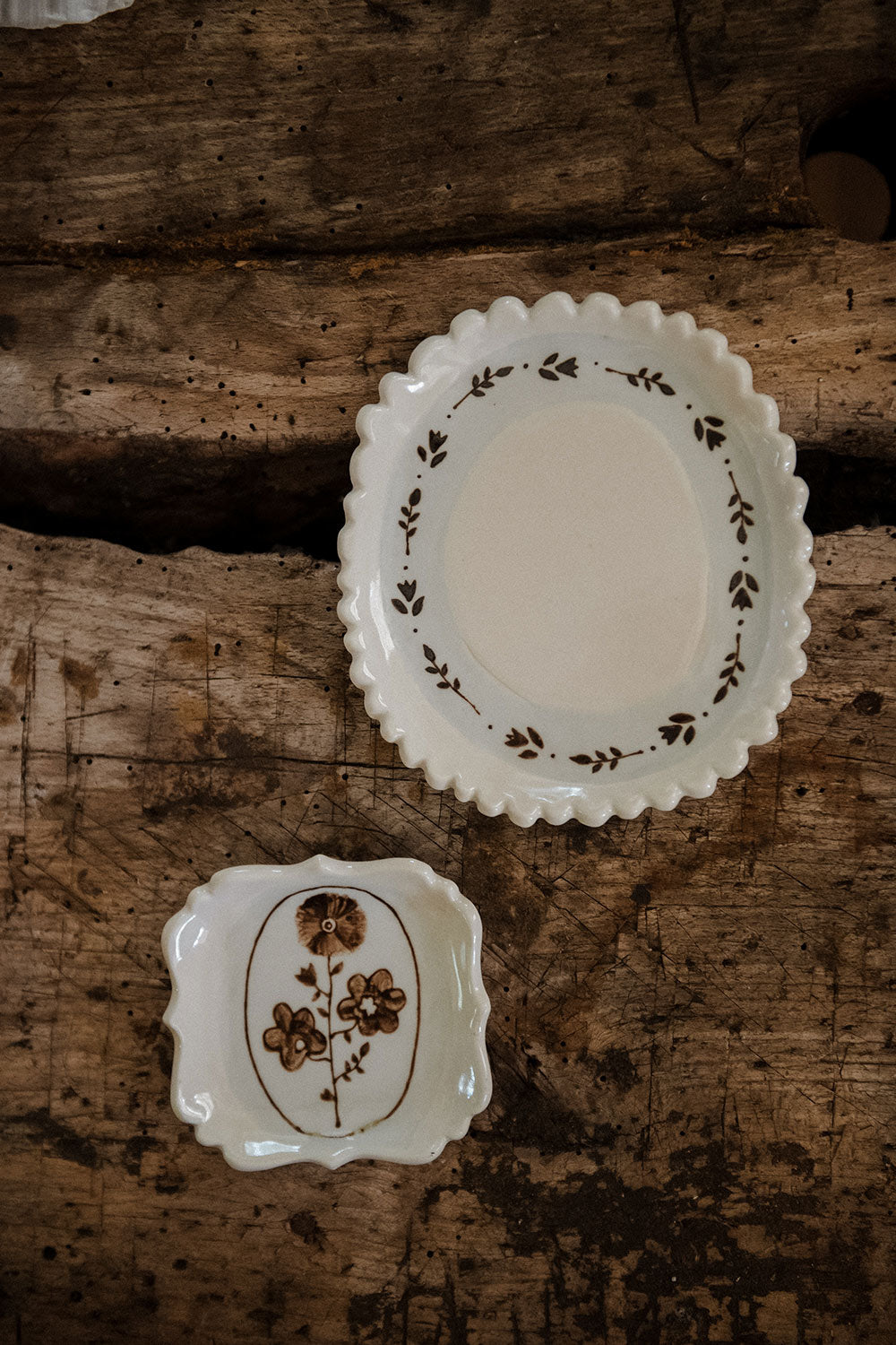 Hand-painted Posy Tray No. 5