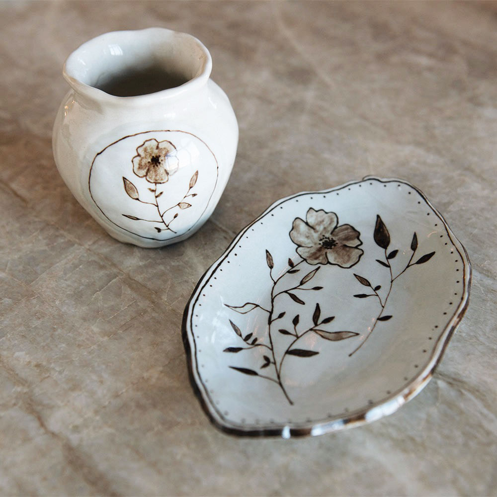 Hand-painted Posy Vase