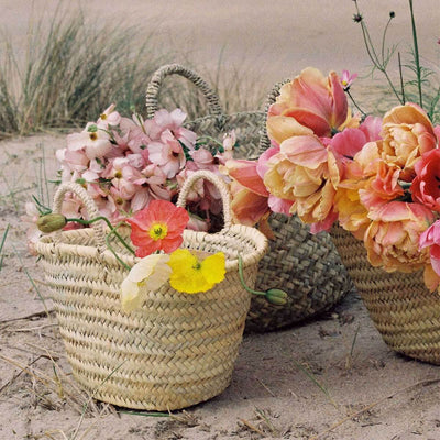 Moroccan Palm Leaf Basket