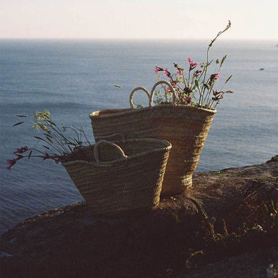 Moroccan Palm Leaf Basket