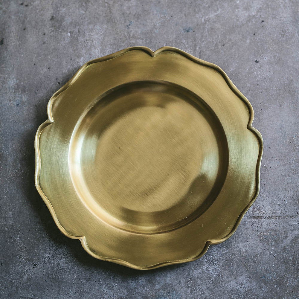 Petal Brass Tray - Large