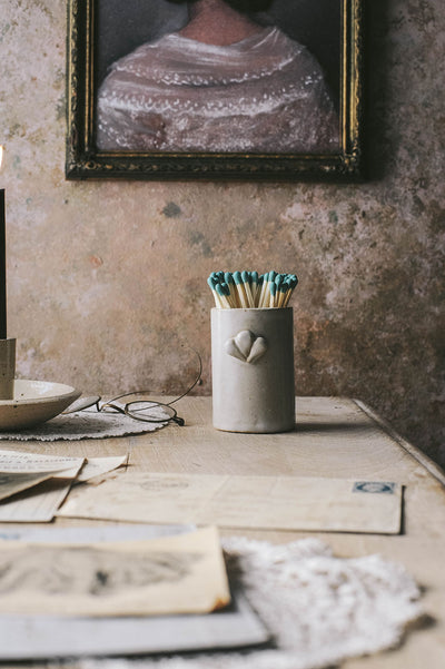 Petal Ceramic Match Holder
