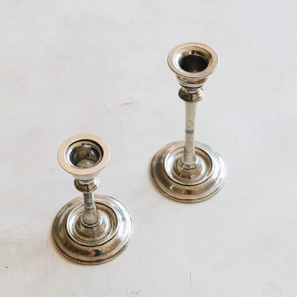 Pewter Candlestick
