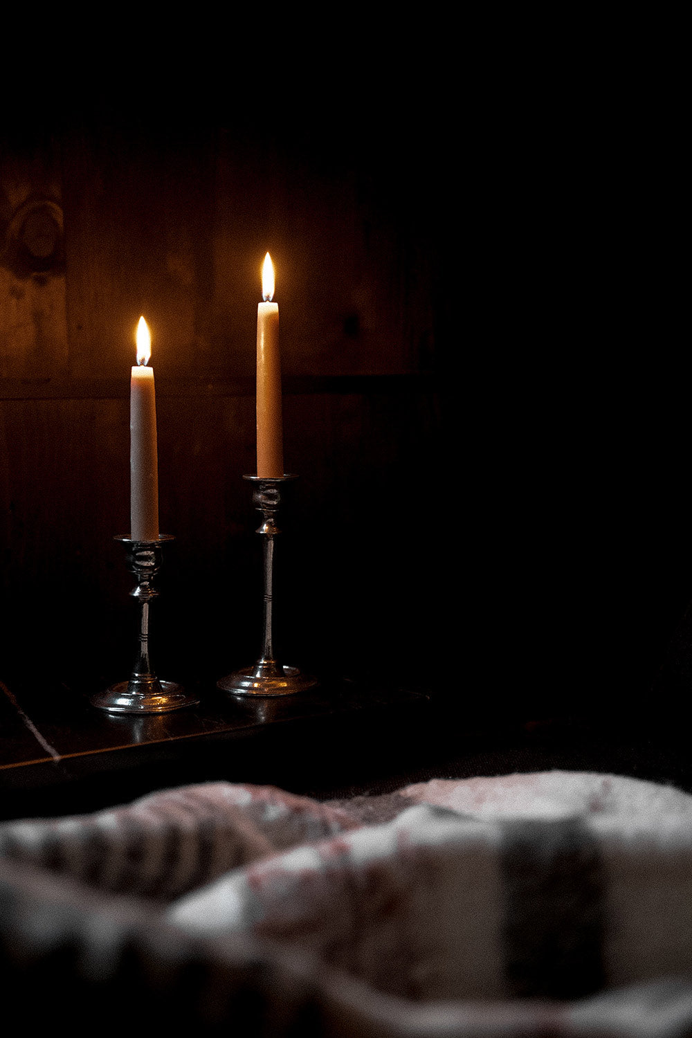 Pewter Candlestick