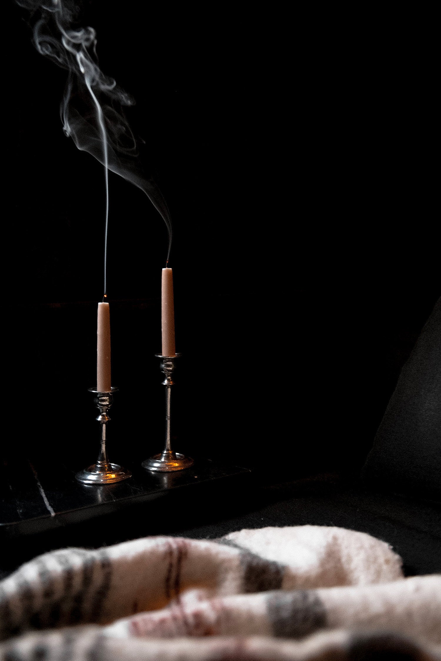 Pewter Candlestick