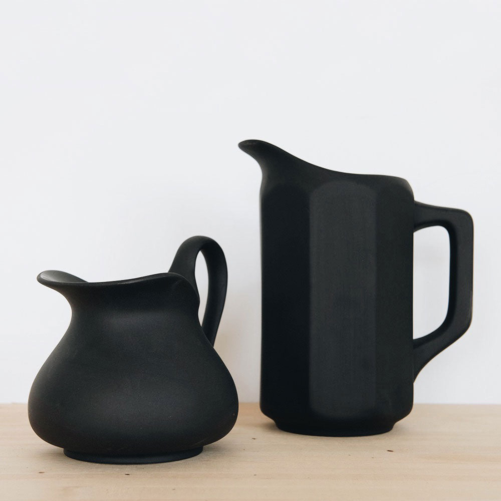 Stoneware Pitcher - Black