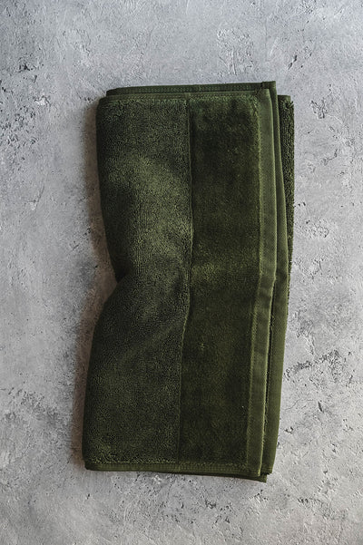 Plush Turkish Towel - Evergreen