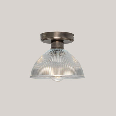 Halo Prismatic Glass Flush Ceiling Light