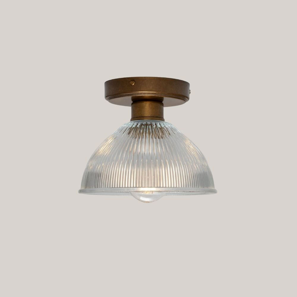 Halo Prismatic Glass Flush Ceiling Light