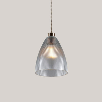 Halo Prismatic Glass Pendant Light
