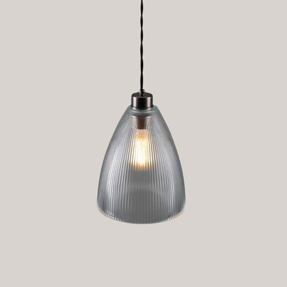 Halo Prismatic Glass Pendant Light