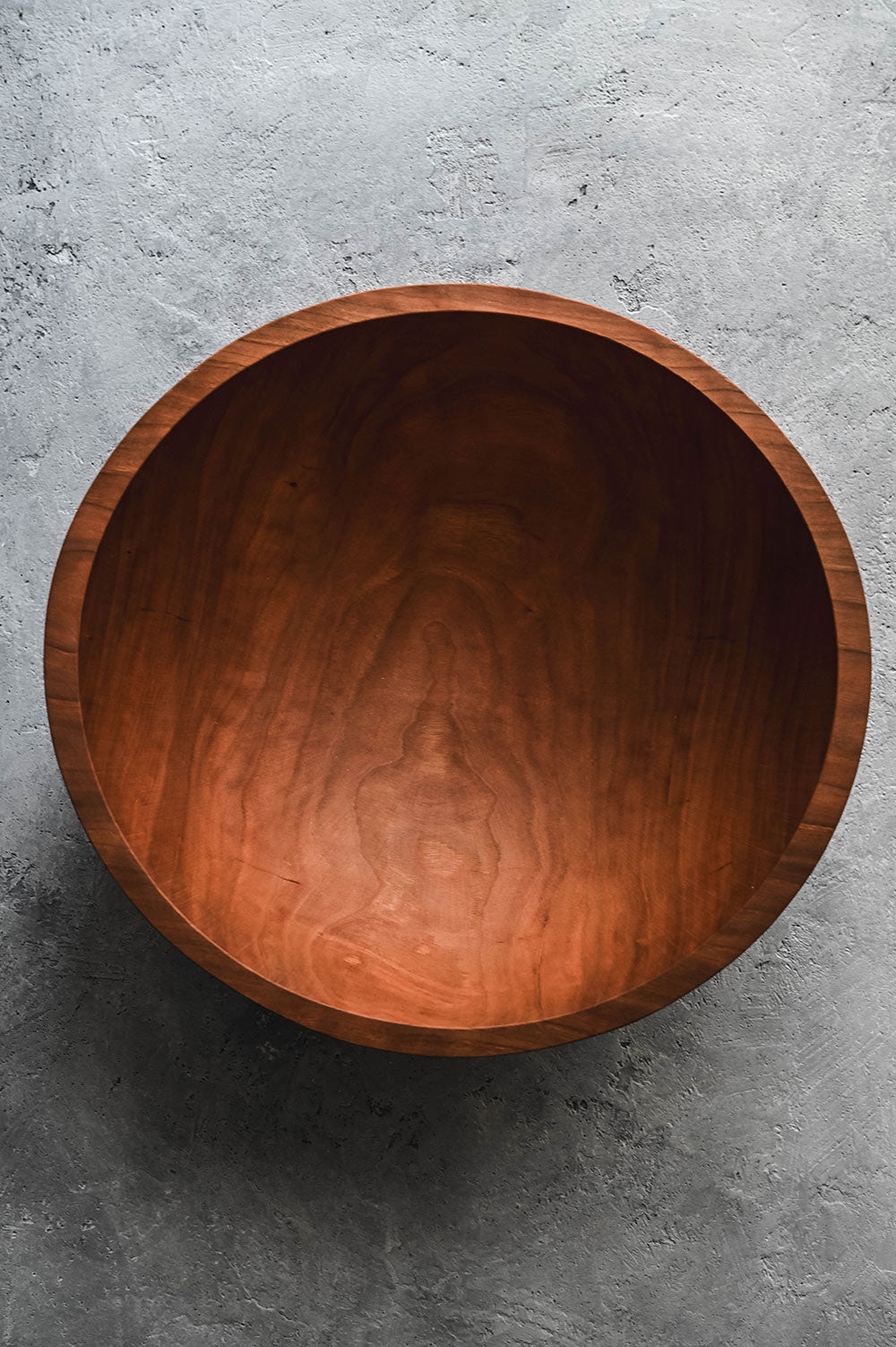 Roan Iris Cherry Wood Bowl