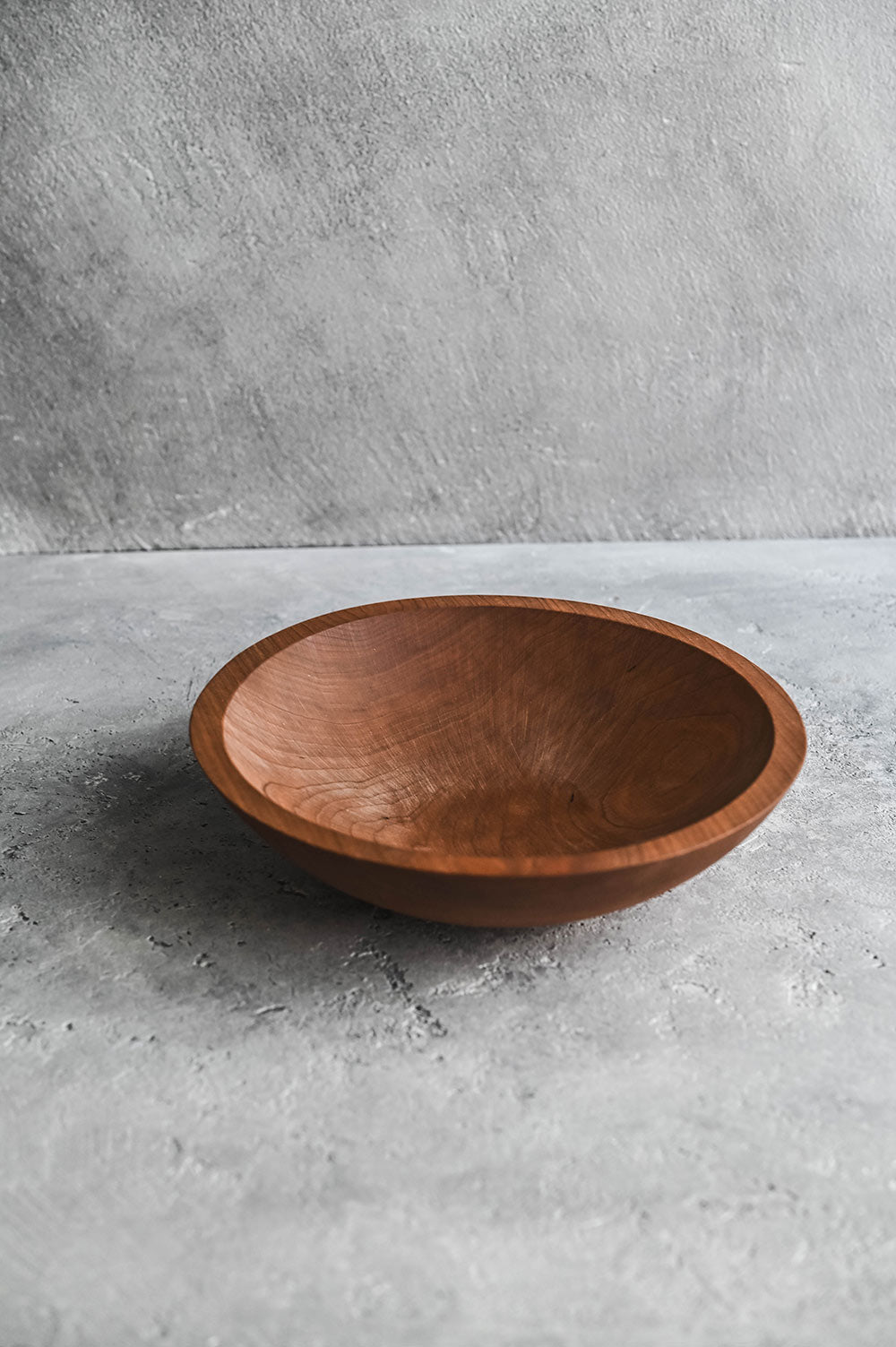 Roan Iris Cherry Wood Bowl