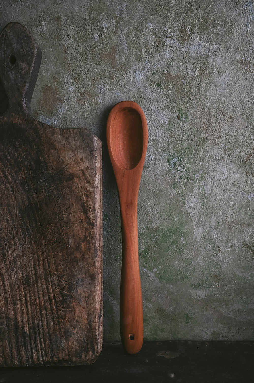 Roan Iris Cherry Wood Spoon Set