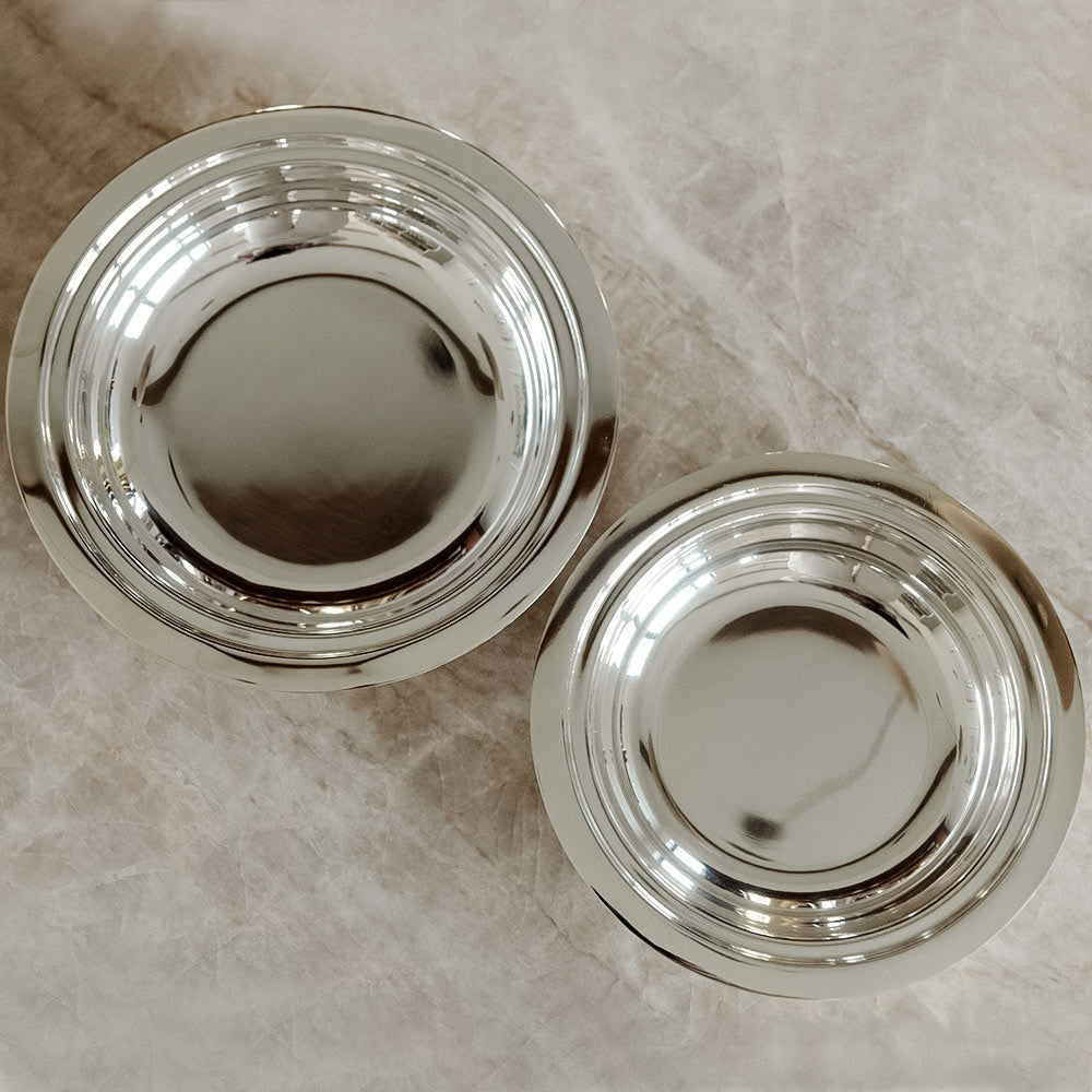 Roan Iris Daybreak Bowl - Polished Nickel