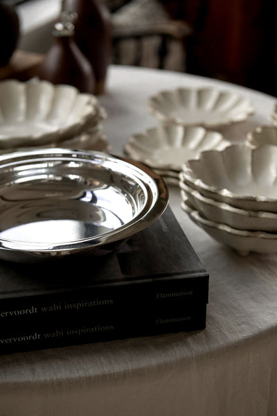 Roan Iris Daybreak Bowl - Polished Nickel