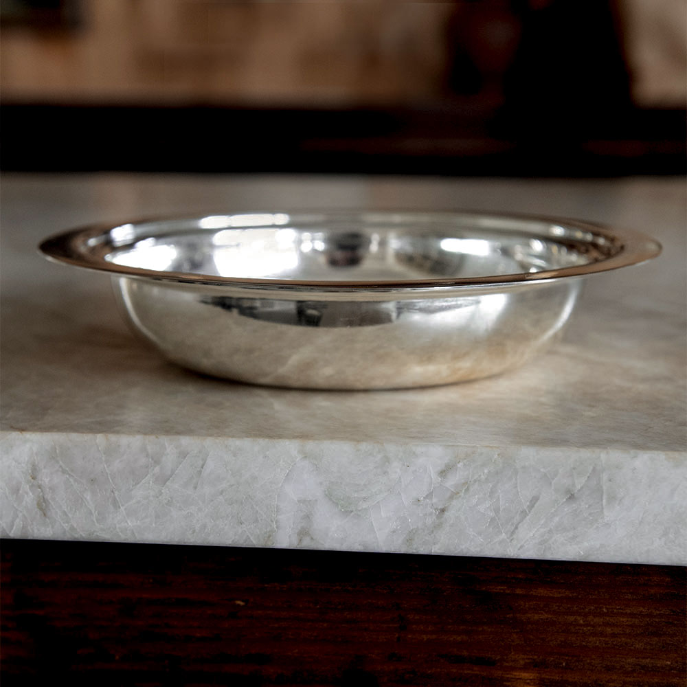 Roan Iris Daybreak Bowl - Polished Nickel