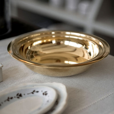 Roan Iris Daybreak Bowl - Unlacquered Brass