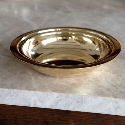 Roan Iris Daybreak Bowl - Unlacquered Brass