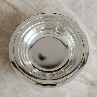 Roan Iris Daybreak Bowl - Polished Nickel
