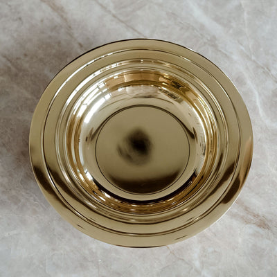 Roan Iris Daybreak Bowl - Unlacquered Brass