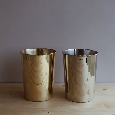 Roan Iris Meadow Bucket Vase