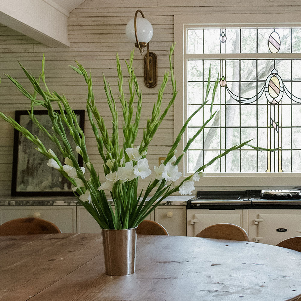 Roan Iris Meadow Bucket Vase